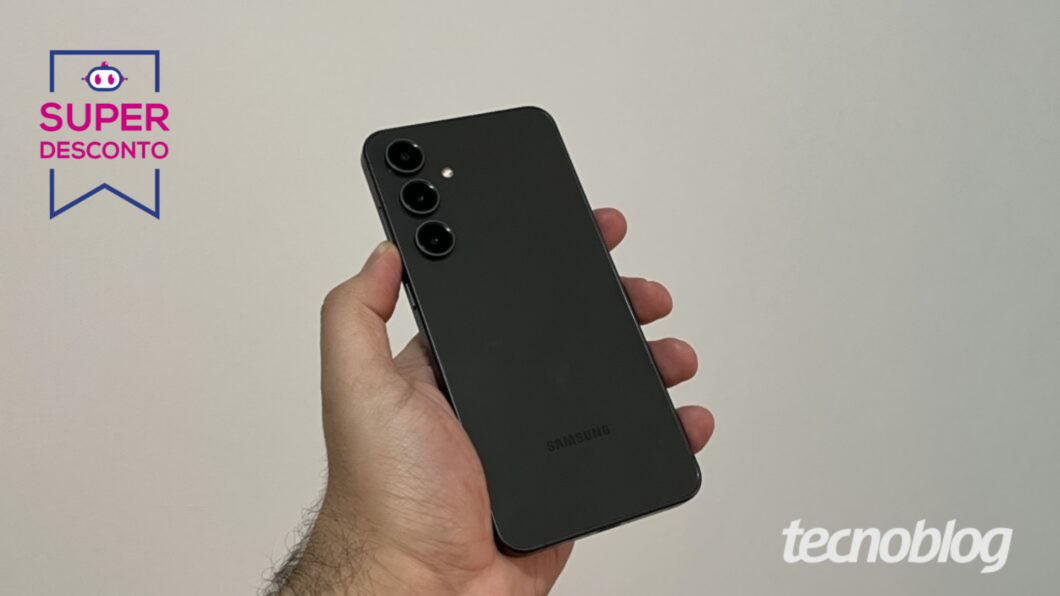 Galaxy S24 FE (256 GB) tem oferta com 51% de desconto no Magalu