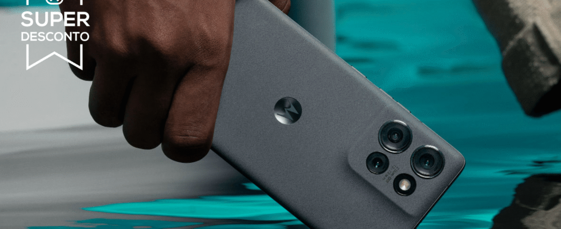 Motorola Edge 50 (256 GB) tem RAM de 12 GB e 45% de desconto na Amazon