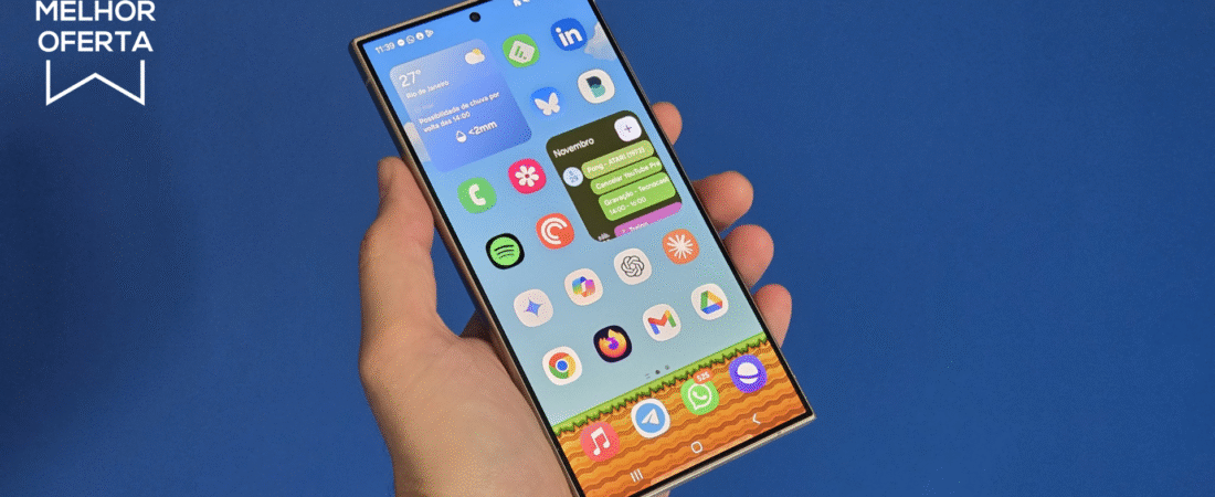 Galaxy S24 Ultra (256 GB) tem melhor oferta em meses no Mercado Livre