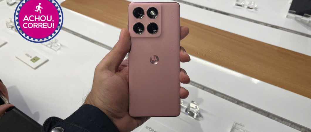 Motorola Edge 60 Fusion (256 GB) com 38% OFF tem câmera Sony de 50 MP