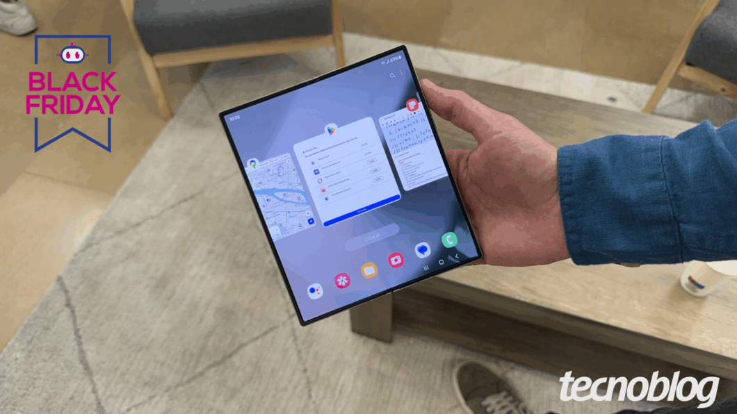 Esquenta Black: Galaxy Z Fold 6 (512 GB) tem 62% OFF com cupom