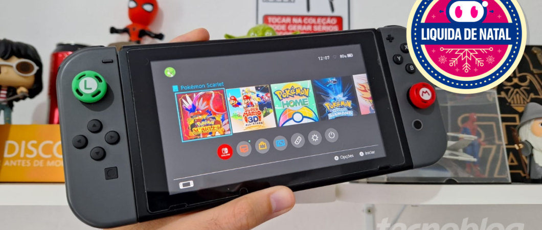 Nintendo Switch em oferta com 46% OFF na Amazon às vésperas do Natal