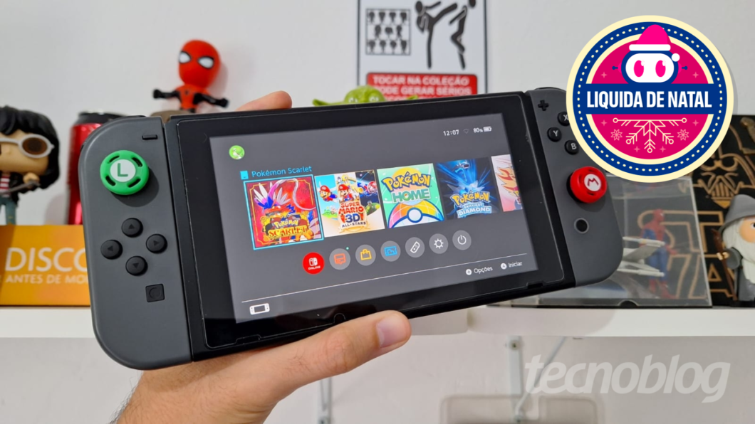 Nintendo Switch em oferta com 46% OFF na Amazon às vésperas do Natal