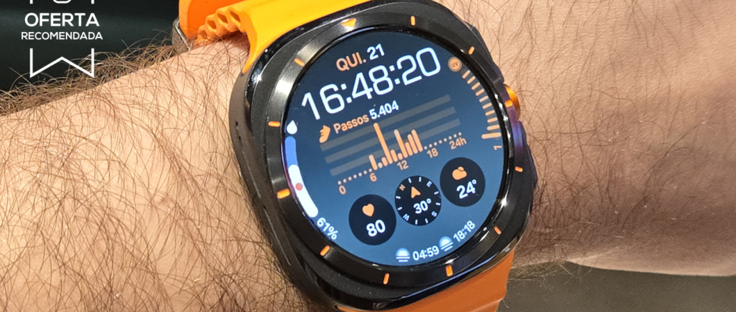 Galaxy Watch Ultra fica 59% mais barato com cupom exclusivo Amazon Prime