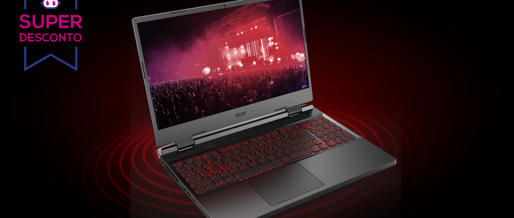 Volta às aulas: Notebook Acer Nitro tem 31% OFF no Magalu