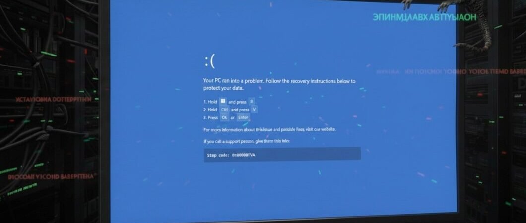 Hackers criam falsa tela azul no Windows para espalhar malware
