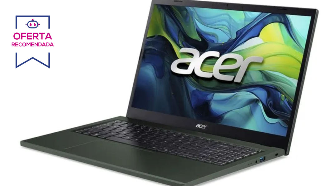 Notebook Acer Aspire Go 15 recebe 27% OFF em oferta por até 10x sem juros