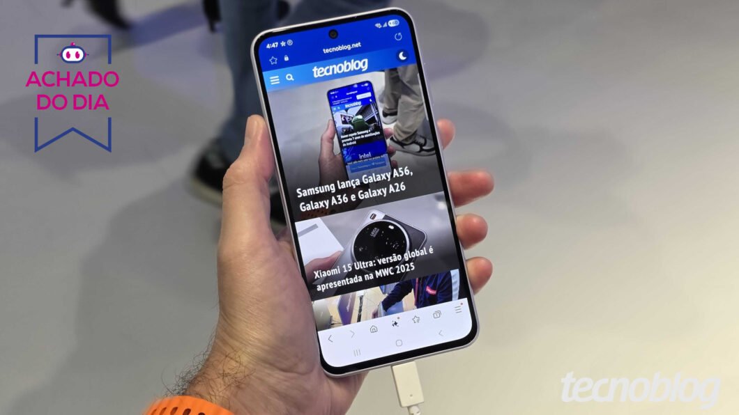 Galaxy A36 5G fica pela metade do preço com cupom em promoção na Amazon