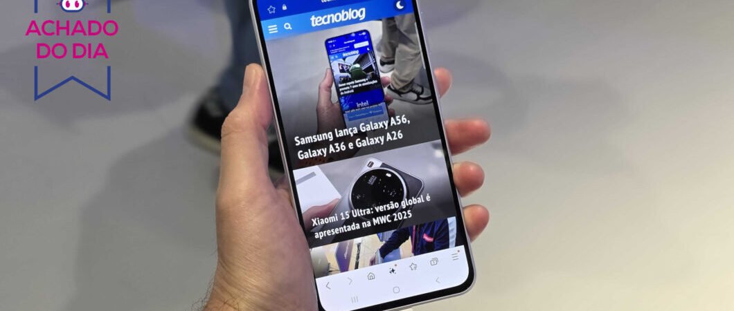 Galaxy A36 5G (256 GB) tem 47% OFF com cupom exclusivo no app da Amazon