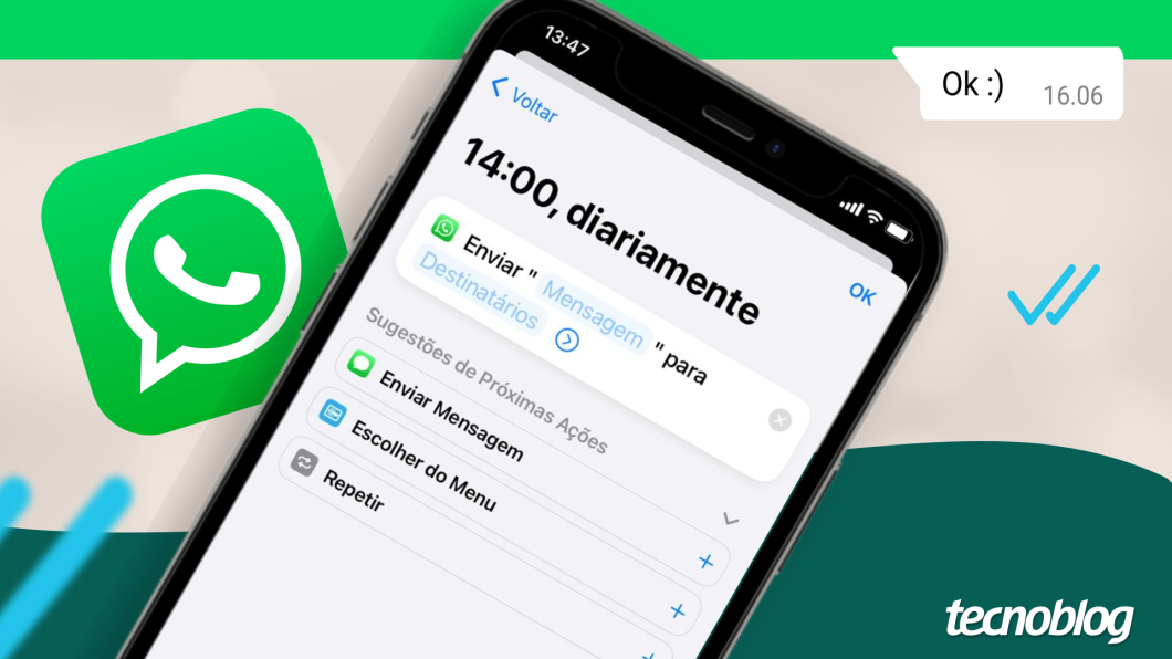 WhatsApp começa a testar agendamento de mensagens