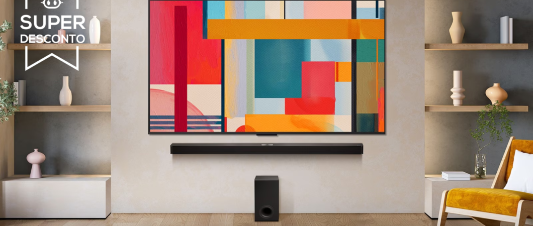 Smart TV 4K LG QNED 55” tem menor preço histórico no Mercado Livre