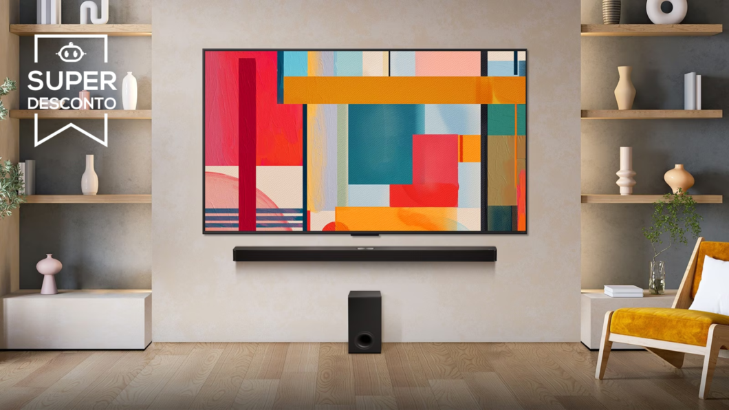 Smart TV 4K LG QNED 55” tem menor preço histórico no Mercado Livre