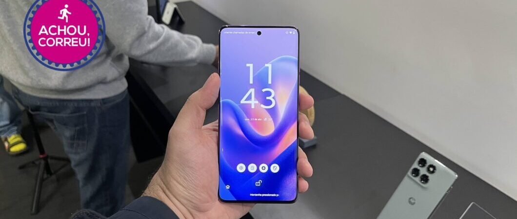 Motorola Edge 60 Pro (256 GB) sai 36% mais barato em oferta por até 12x sem juros