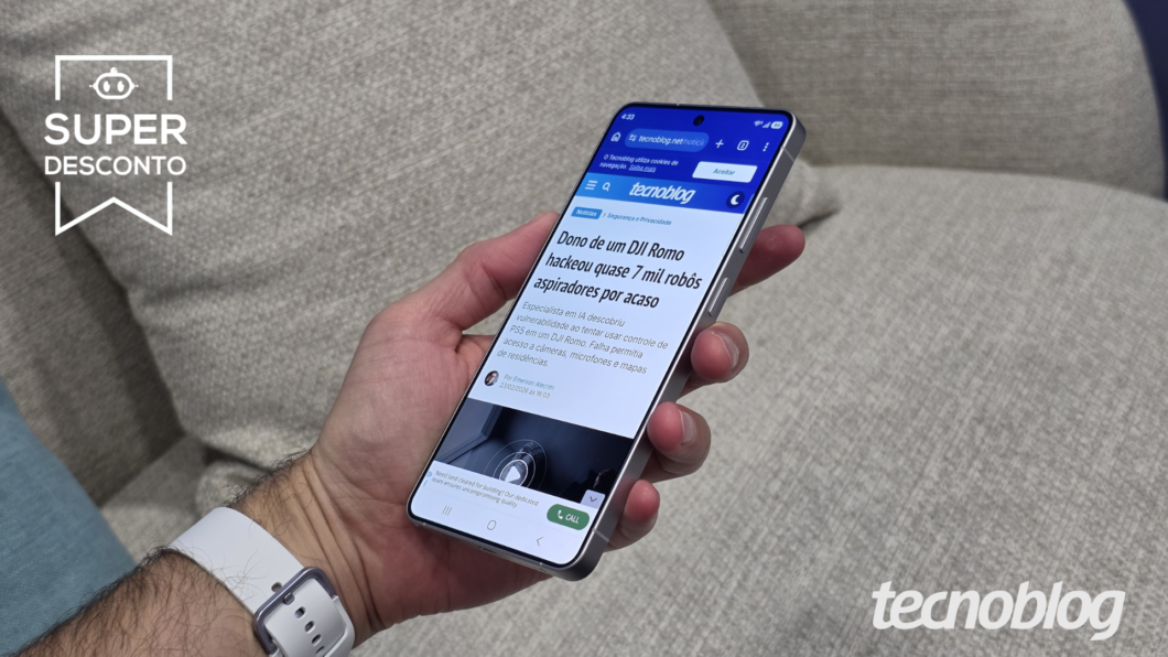 Galaxy S26 (512 GB) recebe desconto incrível de 41% na Semana do Consumidor