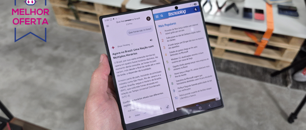 Galaxy Z Fold 7 (512 GB) tem 45% OFF no Mês do Consumidor no Mercado Livre