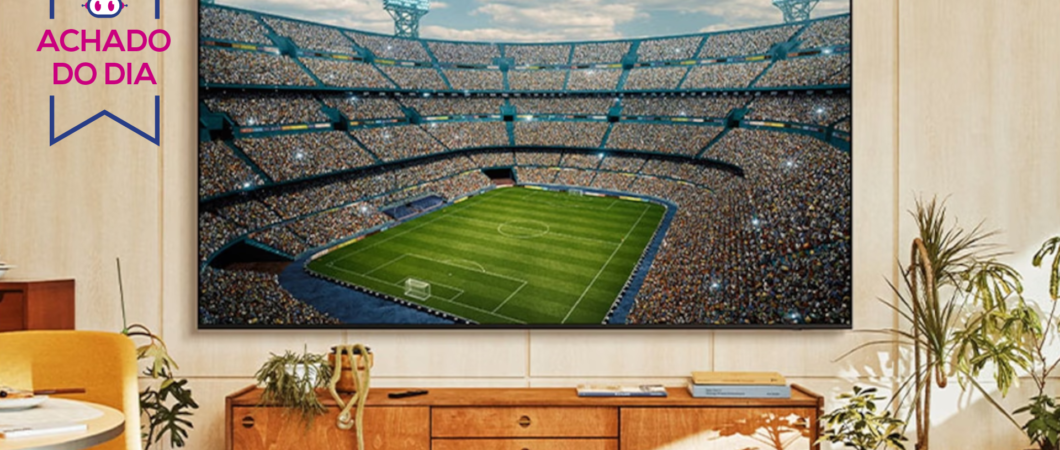 Smart TV Samsung Crystal UHD 55” tem 34% OFF no app Magalu no Mês do Consumidor