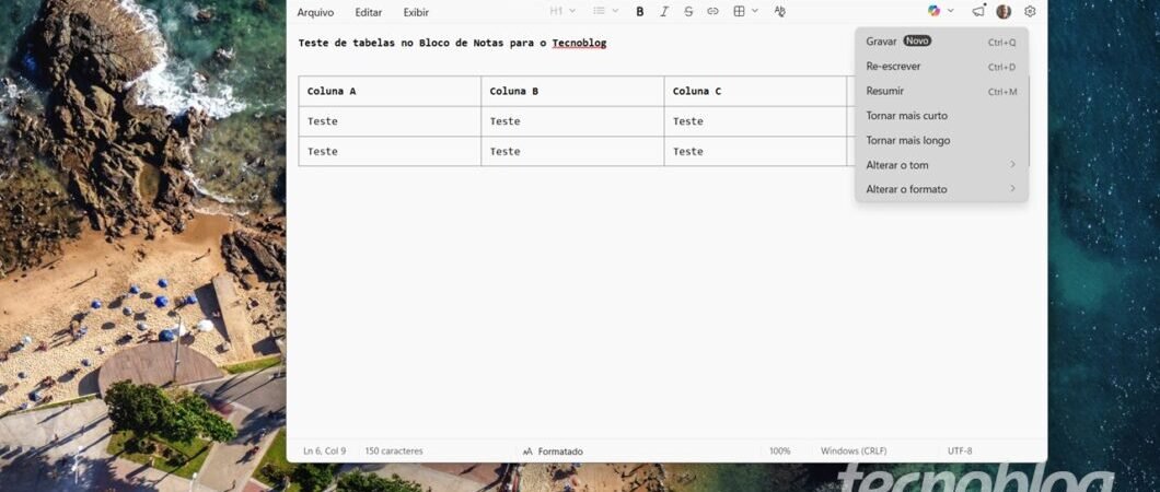 Microsoft remove Copilot do Bloco de Notas, mas IA ainda está lá