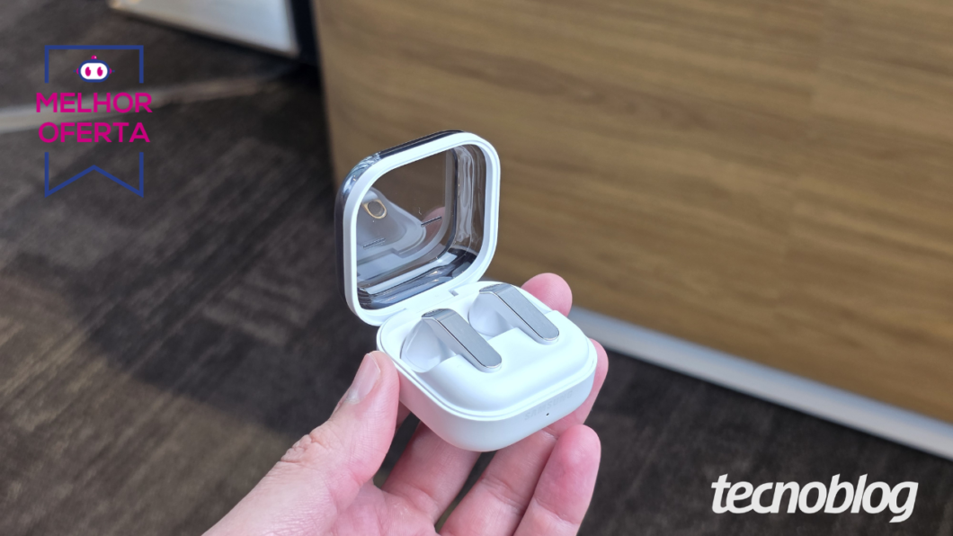 Galaxy Buds 4 já fica 27% mais barato com cupom no Magalu