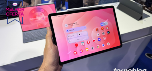 Galaxy Tab S11 5G (256 GB) alcança menor preço em meses em oferta com cupom