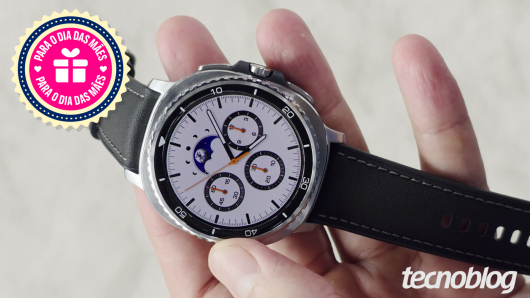 Galaxy Watch 8 Classic tem 47% OFF em até 12x na Amazon para o Dia das Mães 2026