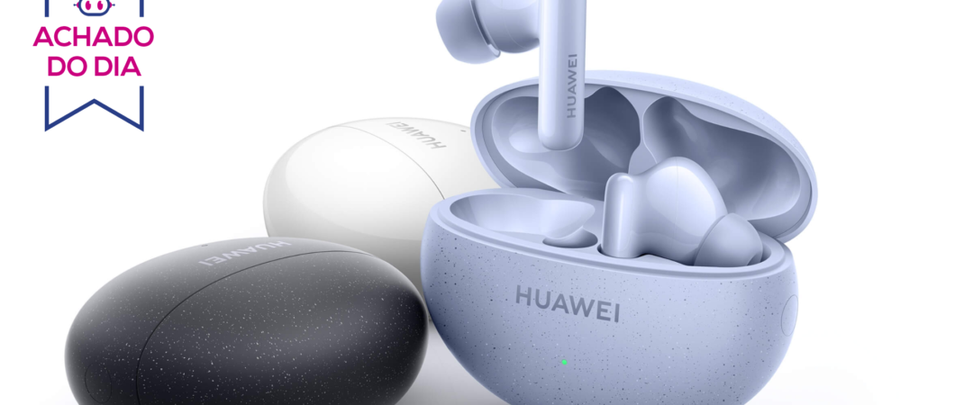 Huawei FreeBuds 5i surge em oferta por até 7x sem juros na Amazon