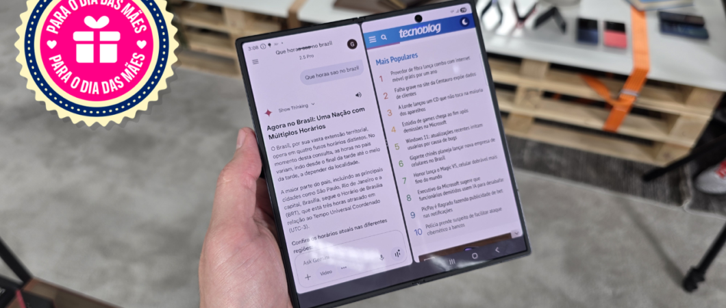 Galaxy Z Fold 7 (512 GB) recebe 44% de desconto para Dia das Mães 2026