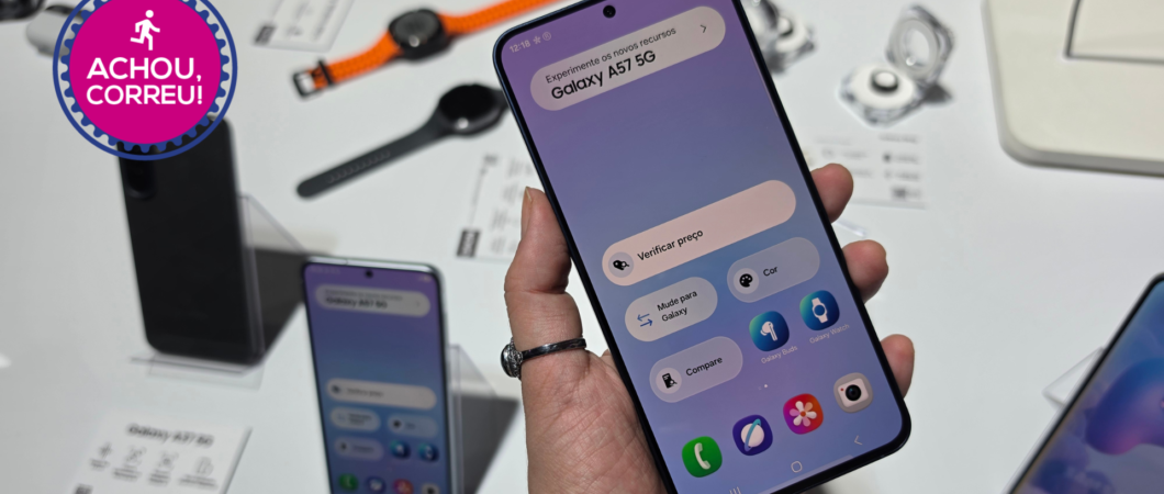 Galaxy A57 (256 GB) já cai 41% com cupom em promoção na Amazon