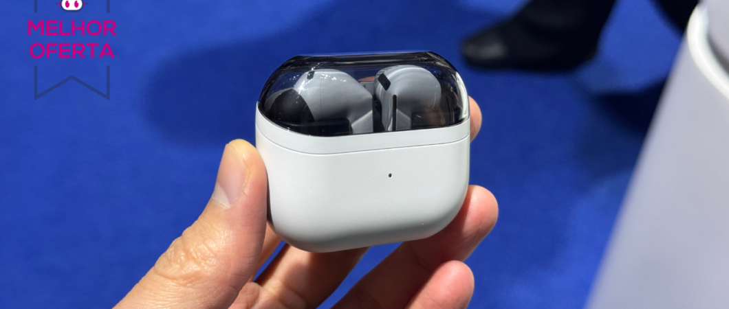 Galaxy Buds 3 FE fica 39% mais barato com cupom no Magalu