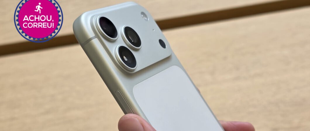 Baixou mais: iPhone 17 Pro Max (256 GB) cai 30% para menor preço que já vimos