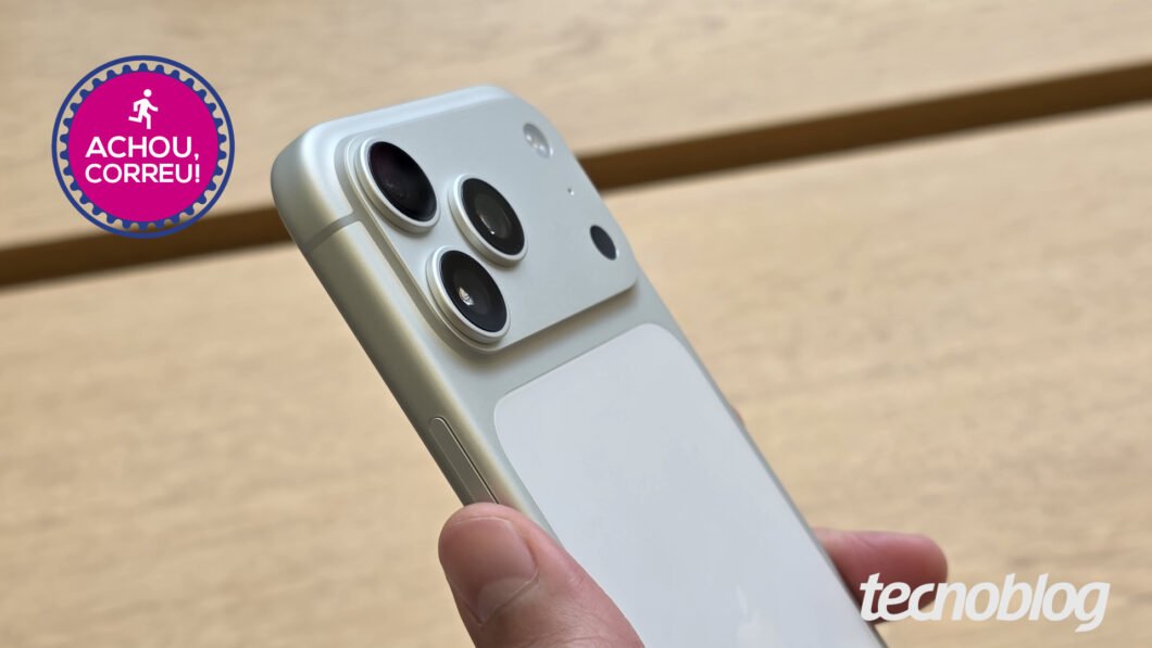 Baixou mais: iPhone 17 Pro Max (256 GB) cai 30% para menor preço que já vimos