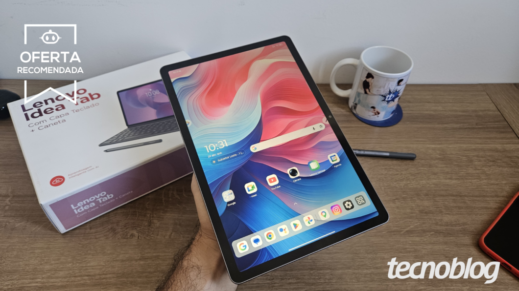Lenovo Idea Tab (256 GB) tem promoção histórica de 40% OFF no Magazine Luiza