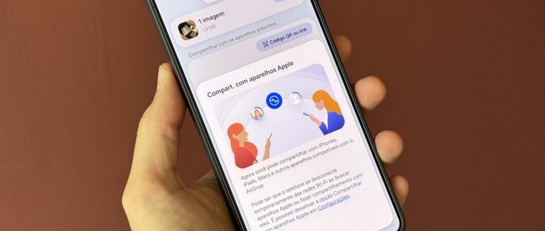 Google levará integração do Android com AirDrop para apps e mais celulares