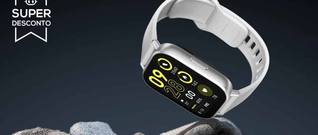 Redmi Watch 5 Active com tela de 2 polegadas despenca 63% em oferta no Mercado Livre