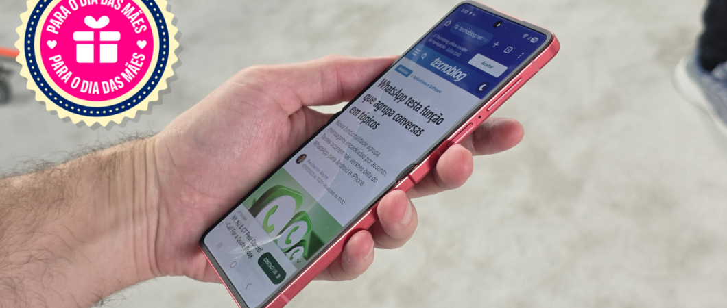 Ainda dá tempo: Galaxy Z Flip 7 (512 GB) com 41% OFF para o Dia das Mães 2026