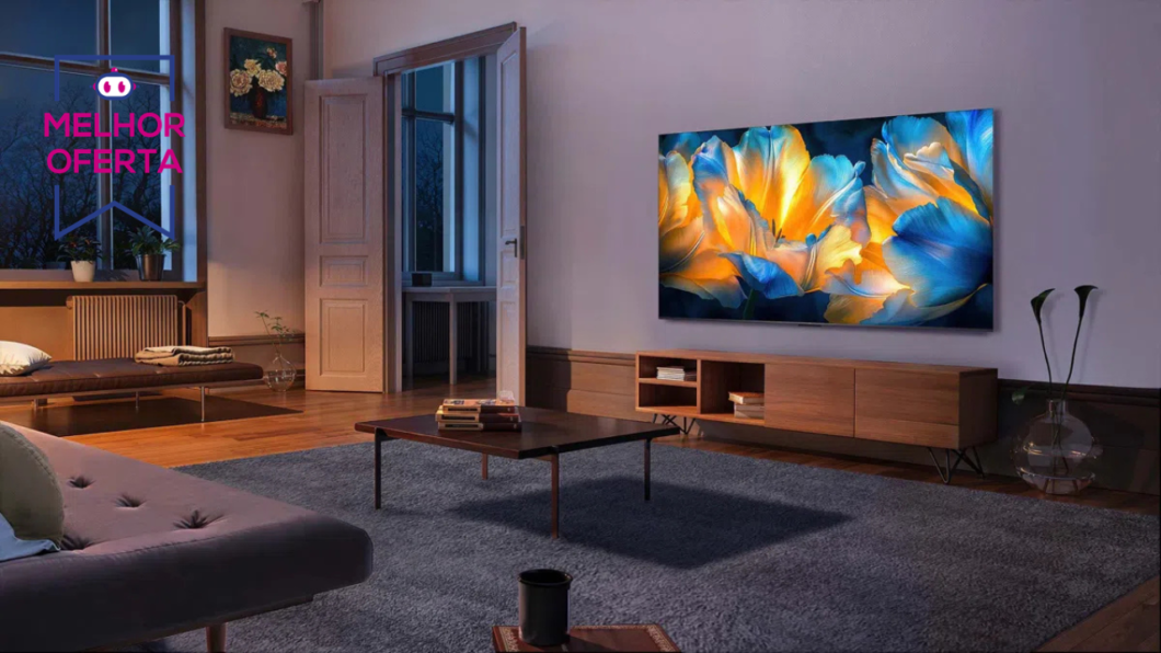 TV TCL C6K com Mini LED de 55” tem melhor preço em meses em oferta na Amazon