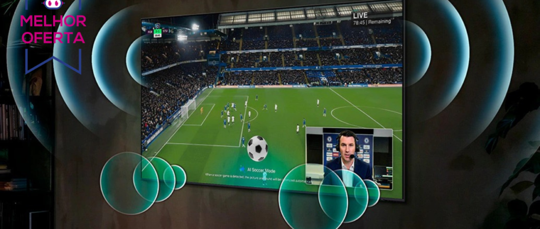 Smart TV 4K Samsung 70″ tem oferta em até 12x de R$ 324,99 na Amazon