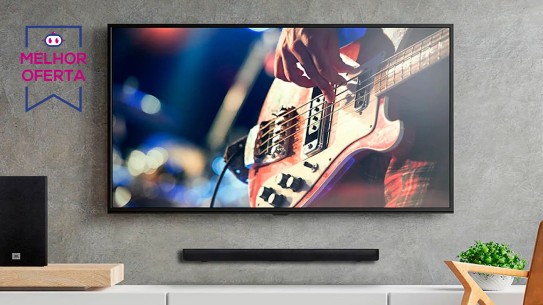 Soundbar JBL 110 W baixa 41% em oferta por até 12x de R$ 71,62 sem juros na Amazon