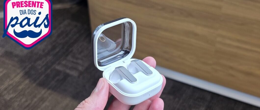 Dia dos Pais 2026: Galaxy Buds 4 com ANC sai 31% mais barato