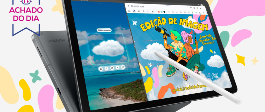 Galaxy Tab S10 Lite com caneta cai 31% nas férias no Mercado Livre