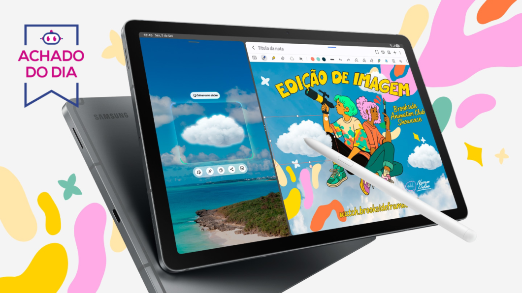 Galaxy Tab S10 Lite com caneta cai 31% nas férias no Mercado Livre