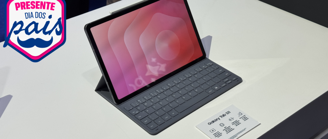 Dia dos Pais 2026: Galaxy Tab S11 com S Pen e alta performance tem 26% OFF