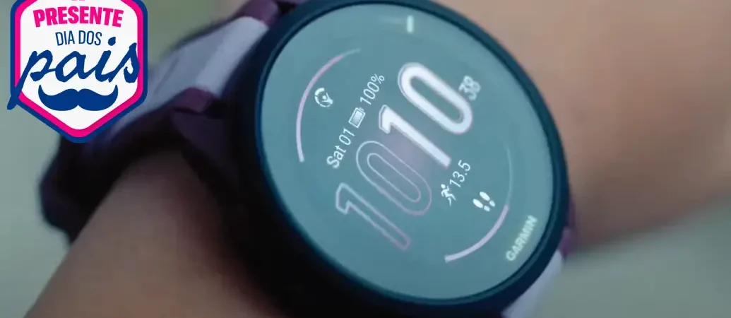 Dia dos Pais 2026: Garmin Forerunner 165 recebe 30% de desconto na Amazon