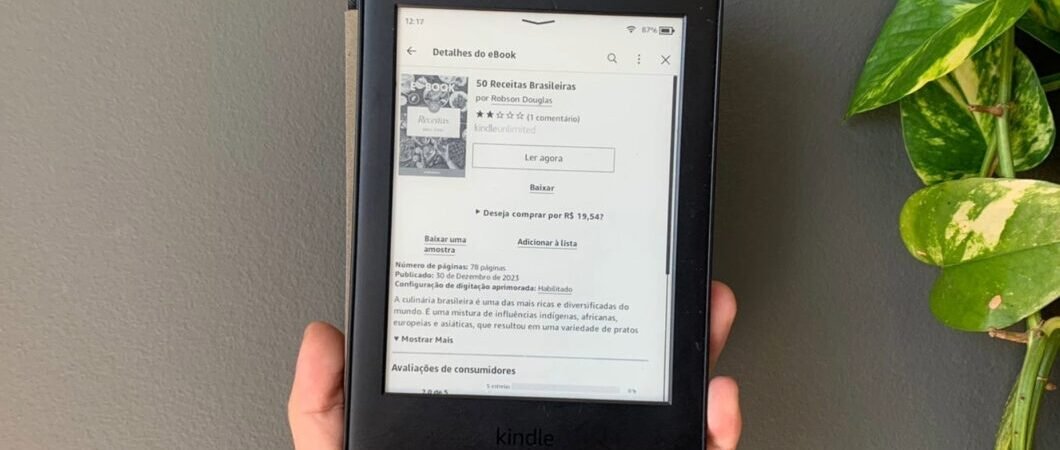 O que é Kindle? Saiba como funciona o e-reader da Amazon