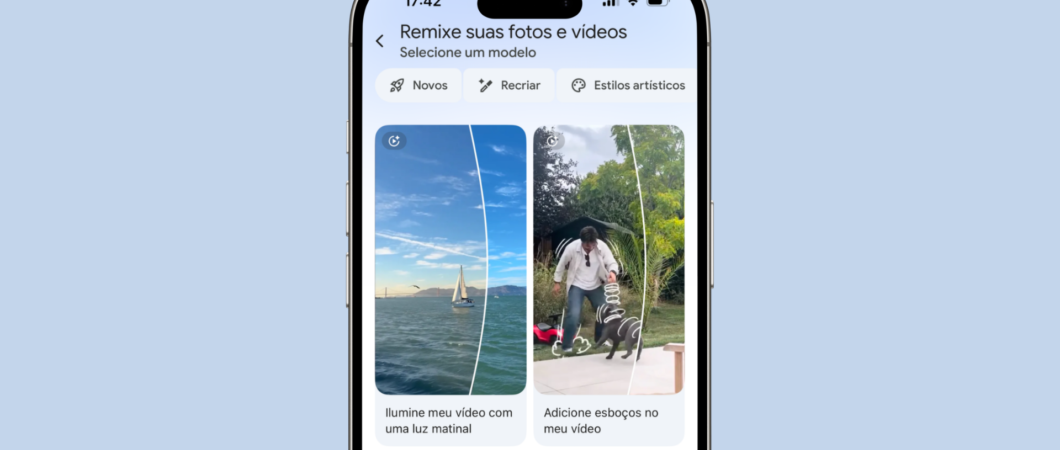 Google Fotos ganha nova função que transforma vídeos com IA