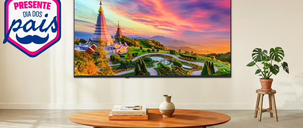 Dia dos Pais 2026: TV LG QLED Mini LED 65” alcança 30% OFF no Mercado Livre