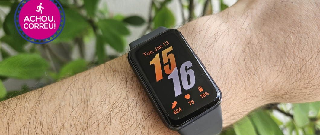 Galaxy Fit 3 tem 64% OFF para quem busca relógio para treinos baratinho
