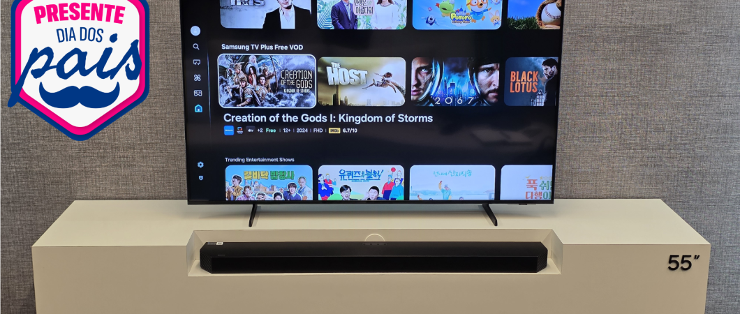 Dia dos Pais 2026: TVs e soundbars Samsung e LG até 46% de desconto