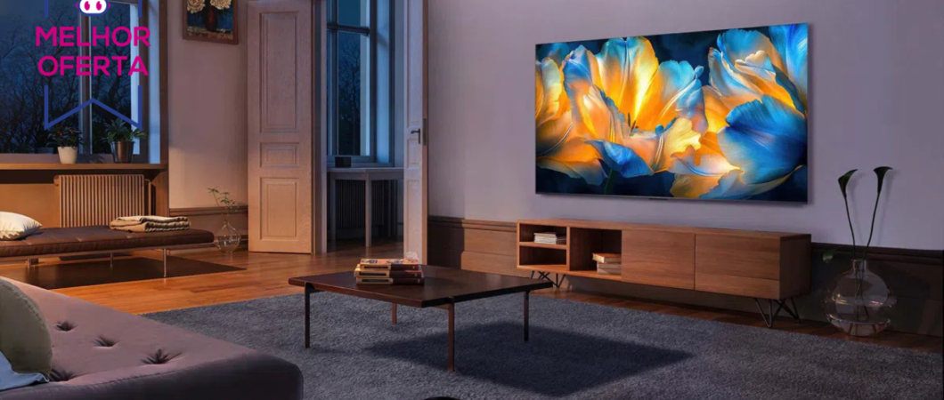 Smart TV TCL Mini LED C6K de 55” recebe oferta mais barata em até 12x