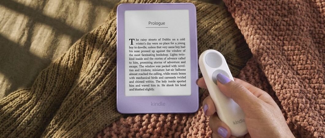 Amazon anuncia controle remoto para avançar página no Kindle